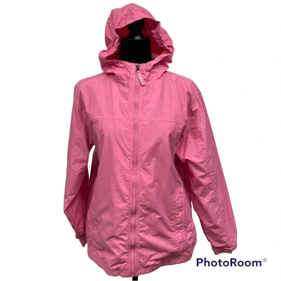 L.L. Bean pink nylon jacket XL